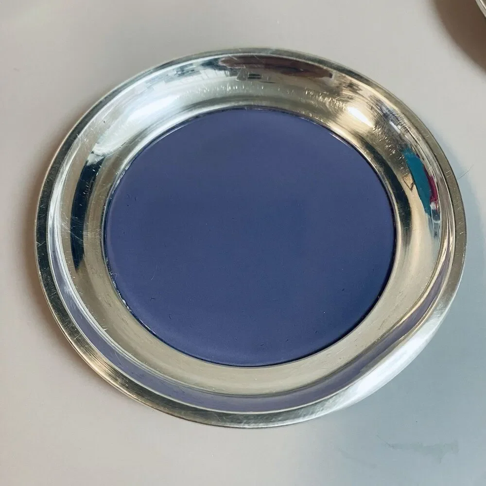 Vintage Mid Century Towle Sterling & Enamel Coaster Set Of 4